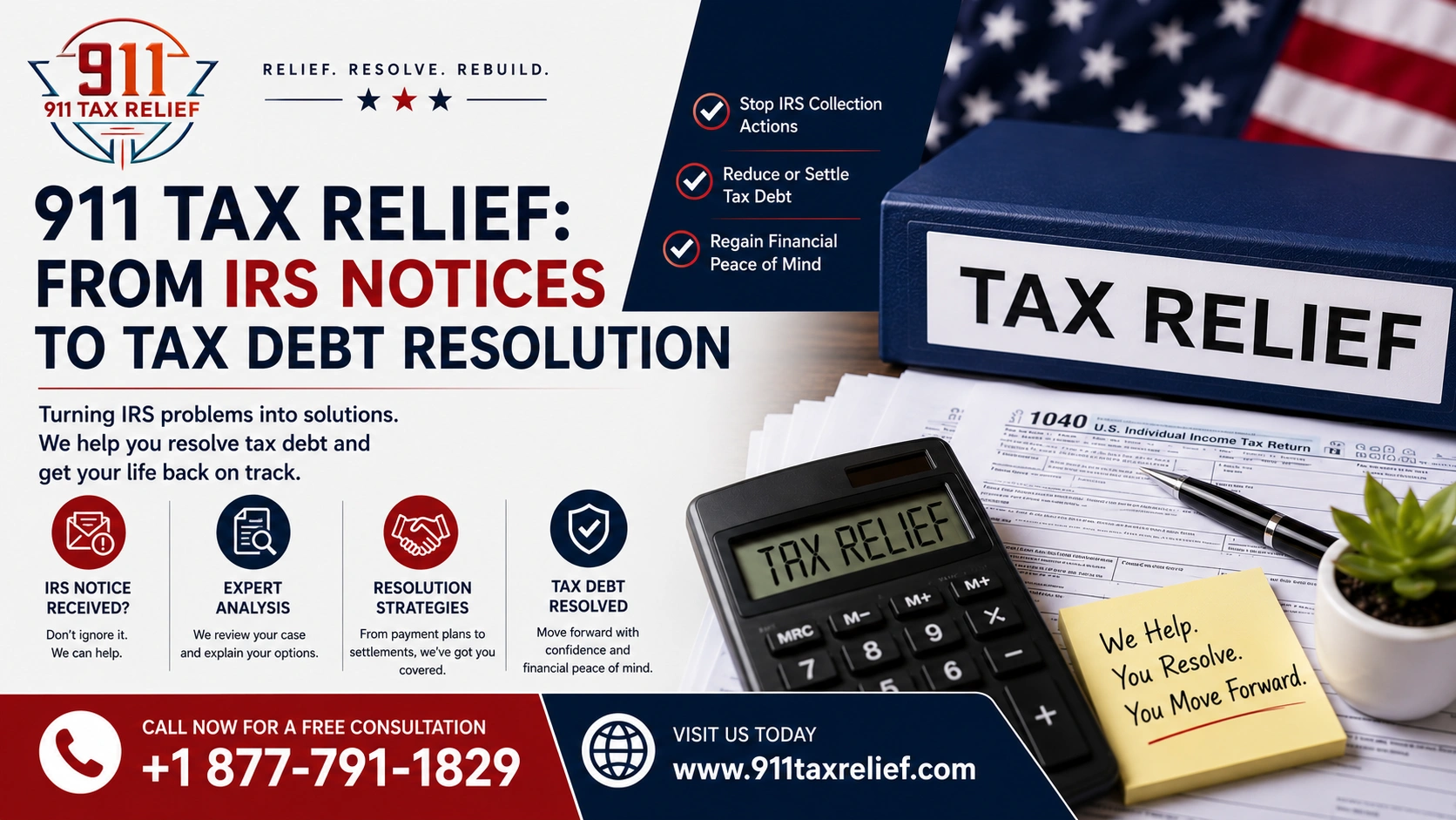 911 Tax Relief: From IRS Notices to Tax Debt Resolution